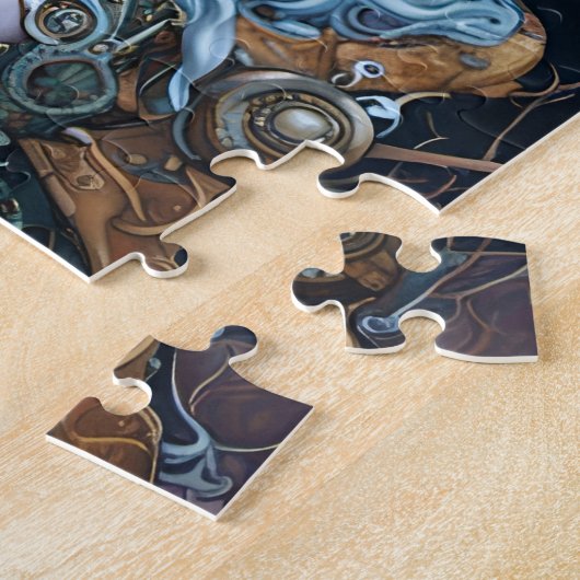 Steampunk Dancing Woman Puzzle (Seite)