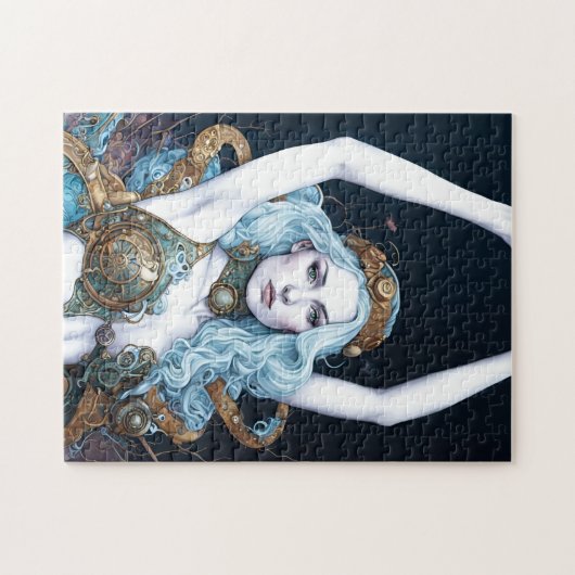 Steampunk Dancing Woman Puzzle (Horizontal)