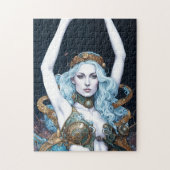 Steampunk Dancing Woman Puzzle (Vertikal)