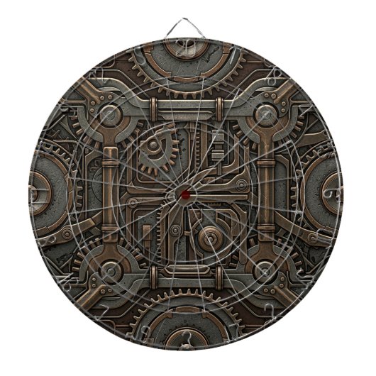 Steampunk Dartboard Dartscheibe (vorne)