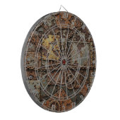 Steampunk Dartboard Dartscheibe (Vorderseite Links)
