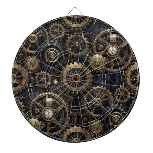Steampunk-Dartscheibe Dartscheibe (vorne)
