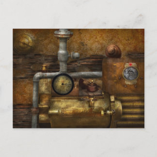 Steampunk - Das Gerät Postkarte