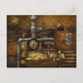 Steampunk - Das Gerät Postkarte (Vorderseite)