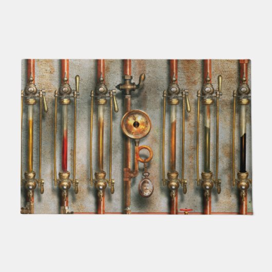 Steampunk - Das Schmierkrümmer Fußmatte (Vorderseite)