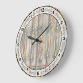 Steampunk - Das Schmierkrümmer Große Wanduhr (Winkel)