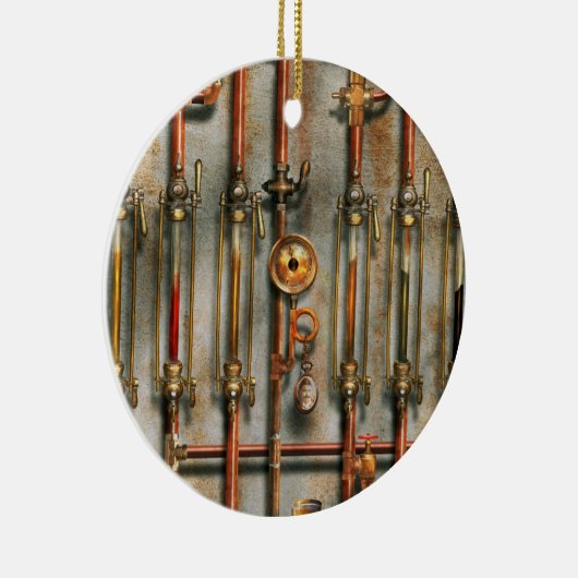 Steampunk - Das Schmierkrümmer Keramik Ornament (Rechts)