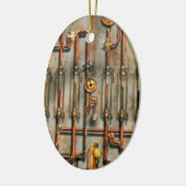 Steampunk - Das Schmierkrümmer Keramik Ornament (Links)