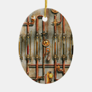 Steampunk - Das Schmierkrümmer Keramik Ornament