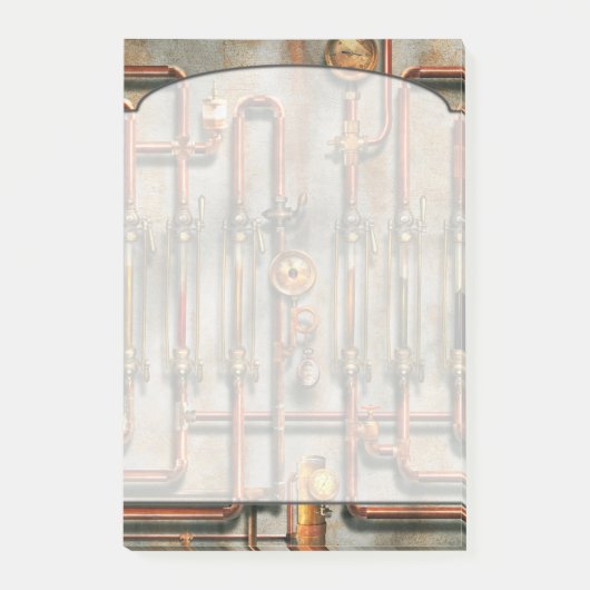 Steampunk - Das Schmierkrümmer Post-it Klebezettel (Vorderseite)