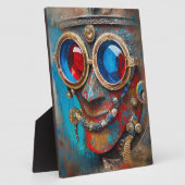 Steampunk Das Zin-Man-Portrait Fotoplatte (Seite)