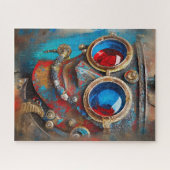 Steampunk Das Zin-Man-Portrait Puzzle (Horizontal)