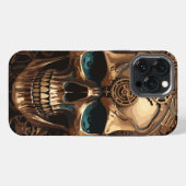 Steampunk Decorative Skull iPhone Hülle (Rückseite (Horizontal))