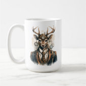 Steampunk Deer Coffee Tasse (Links)
