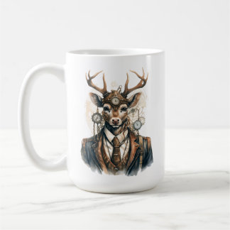 Steampunk Deer Coffee Tasse