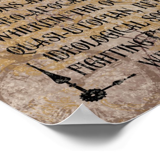 Steampunk-Definition Poster (Ecke)