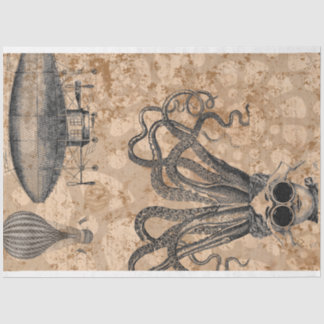 Steampunk-Dekoupage Seidenpapier