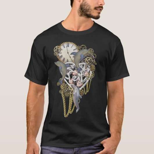 Steampunk - Delphinen-T - Shirt (Vorderseite)