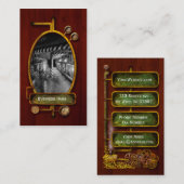 Steampunk - Der Dampftunnel Visitenkarte (Vorne/Hinten)