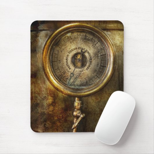 Steampunk - der Druckanzeiger Mousepad (Mit Mouse)