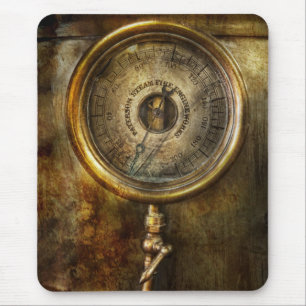 Steampunk - der Druckanzeiger Mousepad