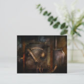 Steampunk - Der Kontrolle-Saal Postkarte (Stehend Vorderseite)