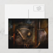 Steampunk - Der Kontrolle-Saal Postkarte (Vorne/Hinten)