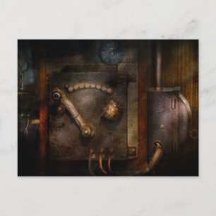 Steampunk - Der Kontrolle-Saal Postkarte