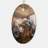 Steampunk - Der Lehrling Keramikornament (Links)