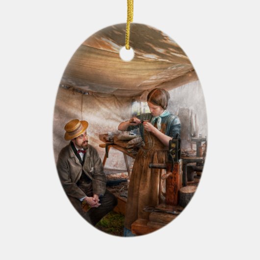 Steampunk - Der Lehrling Keramikornament (Vorne)