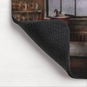 Steampunk - Der Mad Scientist Mousepad (Ecke)