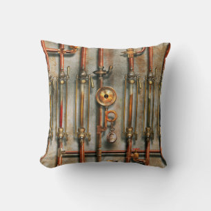 Steampunk - Der Schmierverteiler Kissen