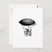 Steampunk-Derigicyclist Postkarte (Vorne/Hinten)