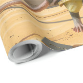 Steampunk Desert Explorer Mouse  Geschenkpapier (Rolleneckpunkt)