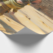 Steampunk Desert Explorer Mouse  Geschenkpapier (Ecke)