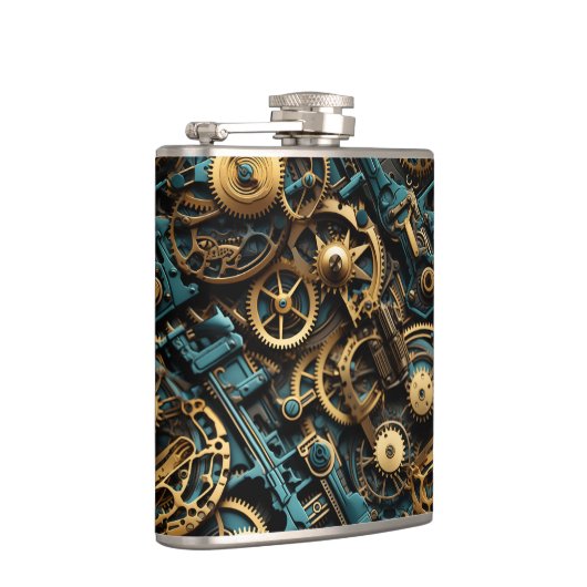 Steampunk-Design Flachmann (Rechts)