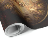 Steampunk-Design Geschenkpapier (Rolleneckpunkt)