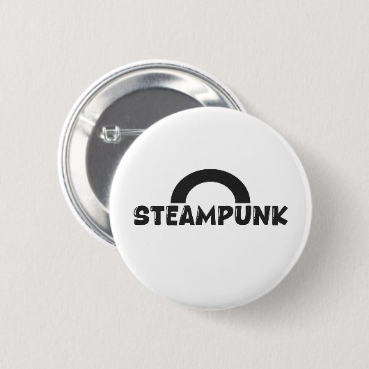 Steampunk Design – Minimalist Button (Vorne & Hinten)