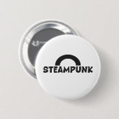 Steampunk-Design – Minimalistischer Knopf Button (Vorne & Hinten)