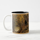 Steampunk-Design Zweifarbige Tasse (Links)