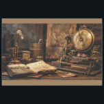 Steampunk Desktop Seidenpapier<br><div class="desc">Ein stumpf gestalteter Desktop voller Gadgets</div>