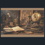 Steampunk Desktop Seidenpapier<br><div class="desc">Ein stumpf gestalteter Desktop voller Gadgets</div>