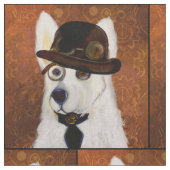 STEAMPUNK DEUTSCHE SHEPHERD STOFF (Nahaufnahme)