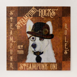 Steampunk Deutscher Schäferhund       Puzzle