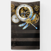 Steampunk-Dialoge mit Drachenfliege Banner (Vertikal)