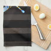 Steampunk-Dialoge mit Drachenfliege Geschirrtuch (Viertel Falte)