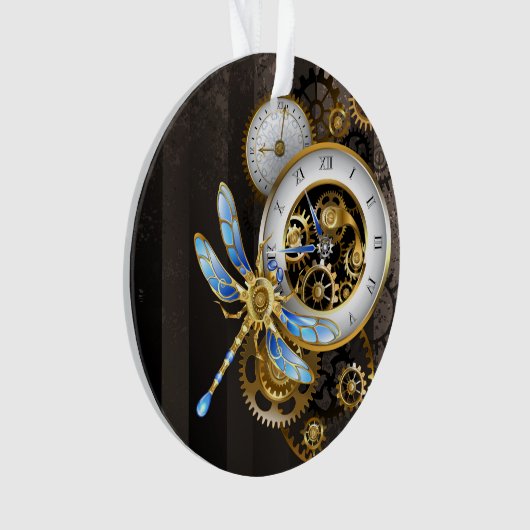 Steampunk-Dialoge mit Drachenfliege Ornament (Vorderseite)