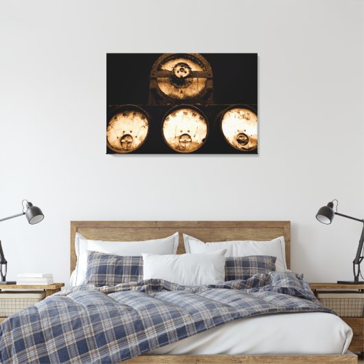 Steampunk Dials Leinwanddruck (Insitu (Schlafzimmer))