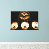 Steampunk Dials Leinwanddruck (Insitu (Holzboden))