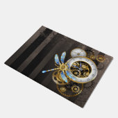 Steampunk-Dials mit Dragonfly Fußmatte (Schrägansicht)